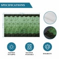 thumbnail image 6 of Green Geometric Placemats Set of 4, Ombre Modern Abstract Art Placemats for Dining Table, Place Mats for Kitchen Tabletop, Waterproof Wipeable Dining Table Mats Set, 6 of 9