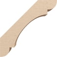 thumbnail image 3 of Ekena Millwork 5"W x 14"D x 14"H Olympic Rough Cedar Woodgrain TimberThane Knee Brace, Primed, 3 of 6