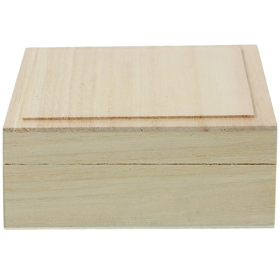 FUTUREORYY 1Pack Men's Jewelry Box in Khaki 11.8x7.9x1.8in Wooden Material for Collectibles