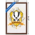 thumbnail image 3 of The Wizarding World: Harry Potter - Hufflepuff Charm Wall Poster, 14.725" x 22.375", Framed, 3 of 5