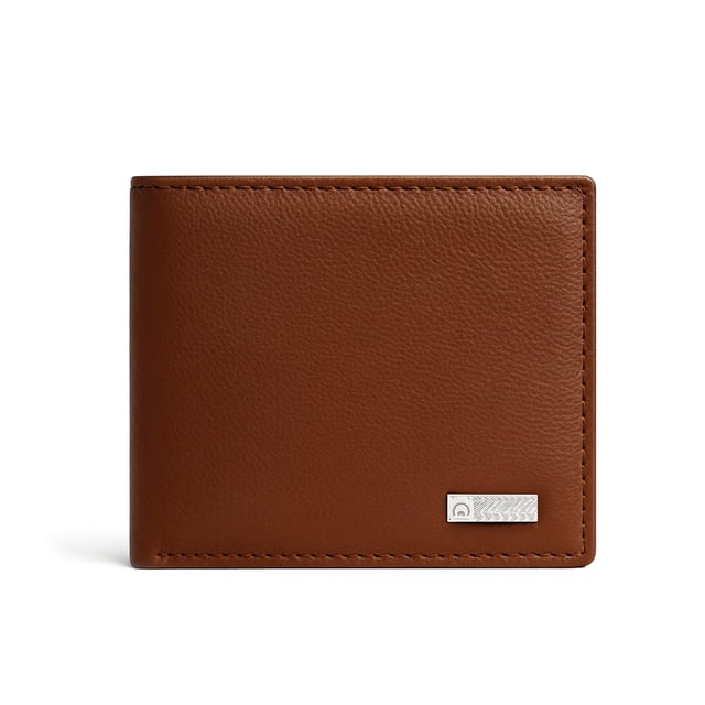Cartera Plake café piel sintética para hombre Horse Imperial