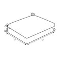 thumbnail image 3 of Pillow Perfect  Outdoor/Indoor Omnia Lagoon Squared Corners Seat Cushion 20x20x3 (Set of 2), 3 of 3