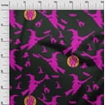 thumbnail image 3 of oneOone Polyester Spandex Fuschia Pink Fabric Halloween Sewing Craft Projects Fabric Prints By Yard 56 Inch Wide, 3 of 4