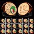 thumbnail image 3 of (5 packs) Métal Pièces Commémoratives Football Coupe du Monde Emblème Commerce Extérieur Sport Médaille Commémorative (Suisse), 3 of 4