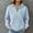 Light Blue, variant on Womens 1/4 Zip Waffle Knit Sweatshirt Casual Loose Long Sleeve V Neck Half Zip Pullover Tops Fall Trendy Outfits