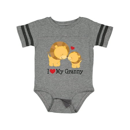 

Inktastic I Love My Granny Gift Baby Boy or Baby Girl Bodysuit