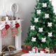 thumbnail image 3 of Decoraciones de Árbol de Navidad Decoración de Árbol de Navidad Ornamento de Arco de Algodón de Perlas Ornamentos de Árbol de Navidad, 3 of 5