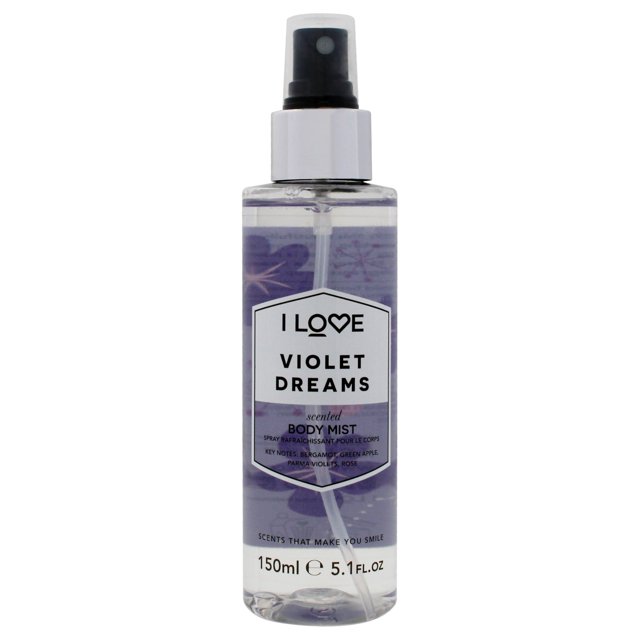 Brume Corporelle Parfumée - Rêves Violets par I Love Cosmetics pour Femmes - Brume Corporelle 5,1 oz