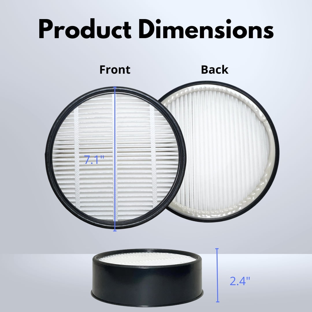 Nispira True HEPA Air Intake Filter Replacement Compatible with Holmes Egg Air Purifier 360° 1 Pack