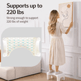 thumbnail image 5 of Toilet Stool for Adults, Non-Slip Detachable Bathroom Poop Stool, Upgraded Toilet Feet Stool for Adults and Family Use, Strong Load-Bearing Design, White, 6.7 in H x 15.3 in W, 5 of 7