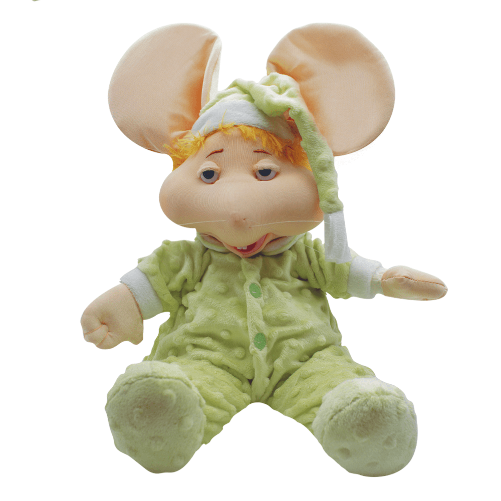 Topogigio Peluche Musical Movimiento Bocal Pijama Verde
