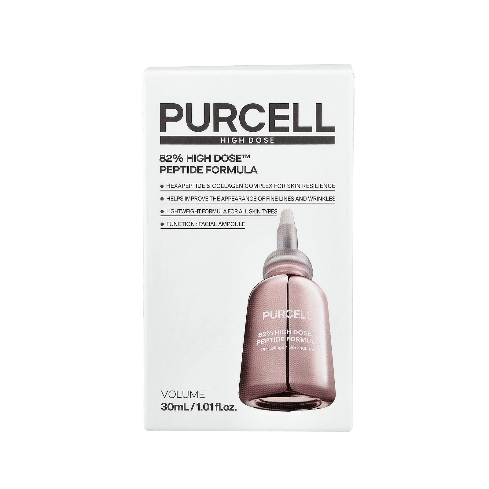 Purcell Skincare 82% High Dose Peptide Formula Multicollagen Anti-Wrinkle Serum - 1.01 oz