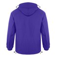 thumbnail image 5 of Maoxin Men's Jacket Fashionable Men's Long Sleeve Hooded Casual Comfortable Outwear Jackets Jacket Coats , Purple , 2XL, 5 of 7