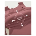 thumbnail image 5 of Women'S U Neck Shapewear Built-in Bra Tank High Strechy Sleeveless Slim Fit Tops Camisole Tops Root Color S, 5 of 8
