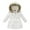 White, variant on XBASW Kids Toddler Girls Fleece Coats Winter Hooded Jacket Bright-Faced Warm Snowsuit Medium-Length Outerwear Jacket for 4-10 Years