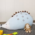 thumbnail image 2 of Bolsa de almacenamiento de juguetes de peluche con forma de puf de erizo para niños, 2 of 5