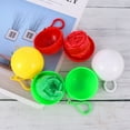 thumbnail image 5 of MEIBUTYUP 7Pcs Compact Disposable Ball Poncho Raincoat Portable Rainwear with Hanging Hook for Outdoor Use, 5 of 8