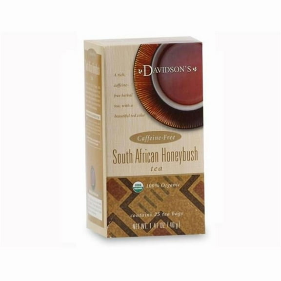 Davidson Organic Tea 2536 South African Honeybush Tea- Box of 25 Tea Bags