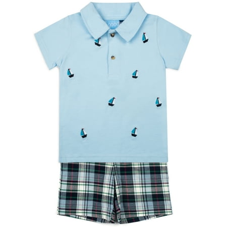

Good Lad Toddler Boys Two Piece Short Set