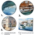 thumbnail image 3 of Designart "Reflective Moments at the Harbor Port VIII" Nautical & Beach Floater Framed Wall Decor, 3 of 7