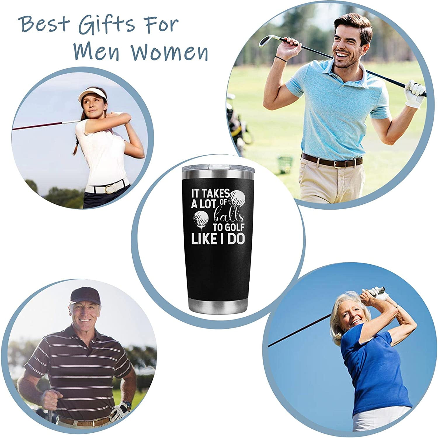 Coolertaste Golf Gifts for Men, Funny Golf Gifts For Him Golfers 20oz  Tumbler, Cool Golfers Gifts, T…See more Coolertaste Golf Gifts for Men,  Funny