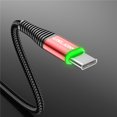 thumbnail image 3 of Cable USB tipo C USLION de 0,5 m/1 m/2 m con LED 3A, cable de carga rápida para Samsung Galaxy, Xiaomi, Huawei Note 7, cable de datos USB-C, cable de carga, 3 of 5