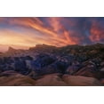 thumbnail image 2 of F. Turienzo, Carlos 24x17 White Modern Wood Framed Museum Art Print Titled - Zabriskie Sunset, 2 of 4