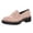 A-Pink51, variant on Yuanlong Womens Casual Shoes Faux Leather Platform Loafers Slip-On Comfortable Office Holiday Footwear