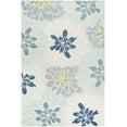 thumbnail image 2 of Hauteloom Minga Living Room, Bedroom Patio Outdoor Area Rug - Coastal - Cream, Light Slate, Pale Blue - 2' x 2'11", 2 of 7