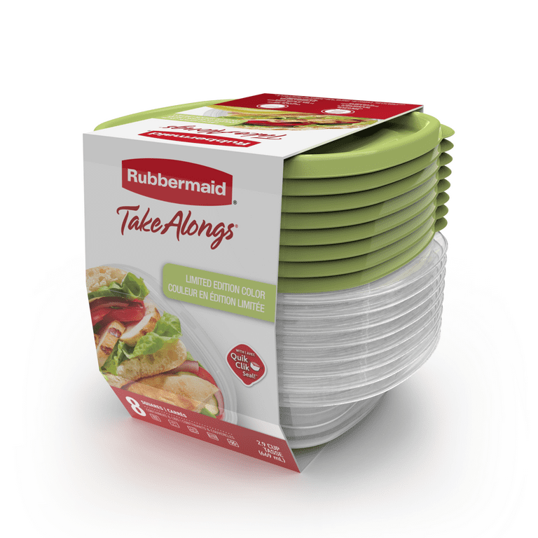 Rubbermaid® TakeAlongs® Square BPA-Free Plastic Snap Seal Food Storage  Container - 4 pack, 4 pk - Kroger