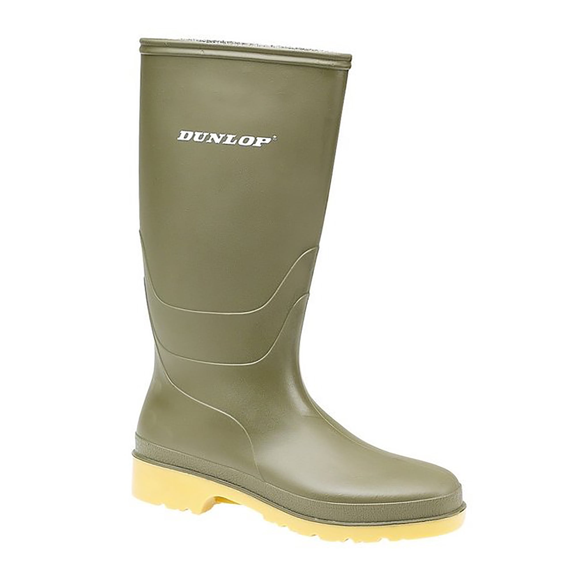 Dunlop Pricemastor Boots Easy Clean Green Wellington Boots Various Sizes 