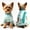 Green Rainbow, variant on Dog Pajamas for Small Dogs,4 Legs Breathable Lightweight Dog Clothes Puppy Onesies Jumpsuit with Cute Ruffles for Yorkie,Chihuahua, Leopard M