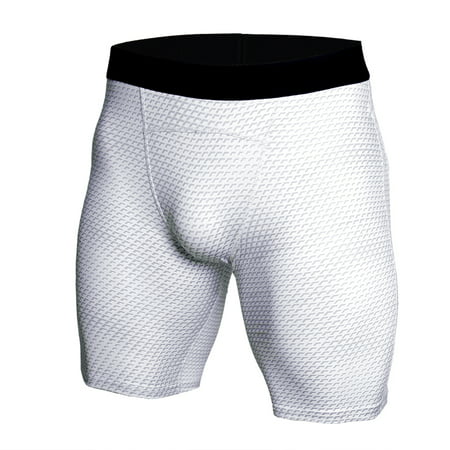 Crocodile Grain Printing Quick Drying Elastic Gym Sports Running Tight Shorts Underwear for