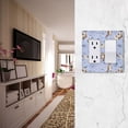 thumbnail image 5 of Yayeee Rocker Switch Wall Plate 1-Gang 4.6"x2.9" Home Decorative Outlet Cover, Cartoon Otters Pattern, 5 of 6