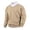 Khaki, variant on Maean Mens Fashion Sweaters Cable Knit Long Sleeve Pullover Tops Casual Business Spring Clothes for Men