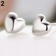 thumbnail image 6 of Ruanlalo 1 Pair Fashion Women Cute Small Heart Charm Ear Stud Earrings Jewelry Xmas Gift Gold, 6 of 6