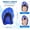 Blue, variant on Swim Paddles With Adjustable Straps - Hand Paddles for Lap Swimming, Equipment for Women, Men, Children (1 Pair)