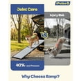 thumbnail image 2 of L Dog Ramp for Cars, SUVs & Home Steps – Lightweight, Non-Slip, Joint-Care Design, Supports Up to 200 lbs, 2 of 6
