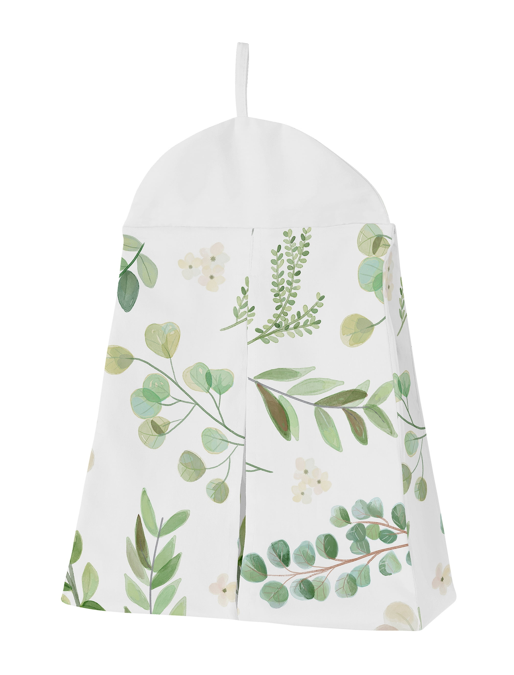 Sweet Jojo Designs Botanical Green and White 4 Piece Crib Bedding Set