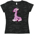 thumbnail image 3 of Inktastic Girl Giraffe Women's T-Shirt, 3 of 5