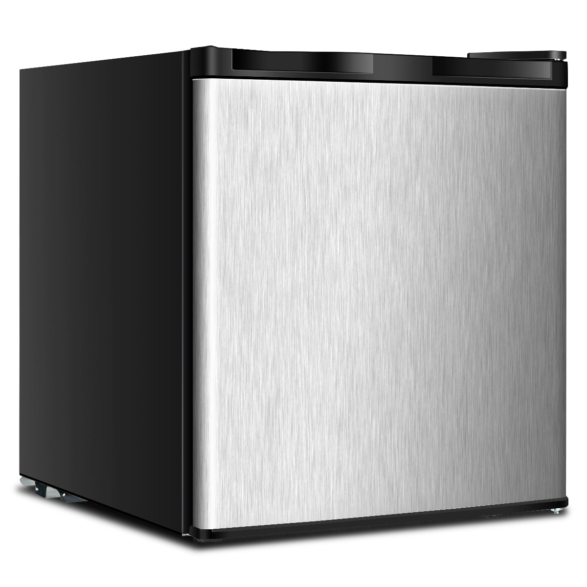 Giantex 1.1 Cu.ft Compact Upright Freezer, Freestanding Mini Freezer W/ Reversible Single Door & 7-Grade Temperature, Energy-Saving Mini Fridge for Dorm, Kitchen