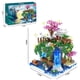 thumbnail image 1 of Juego de bloques de construcción de casa en el árbol con pabellón de hadas, arquitectura de jardín, cascada, luz, ladrillos, juguetes de Navidad para niños, regalo para adultos, 1 of 4