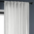 thumbnail image 6 of HPD Half Price Drapes Premium Heavy Faux Linen Curtains for Living Room (1 Panel), 50W x 120L Light Filtering Curtains 120 Inches Long Window Curtains for Bedroom, Rice White, 6 of 10
