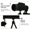 thumbnail image 2 of Phone Monocular Telescope High Definition Single Tube Aluminum Compact Lightweight Black 1 Set, 2 of 6