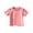 Pink, variant on BTDECLAR Toddler Girl's Short Sleeve Shirts Summer Crewneck Lettuce Trim Cute T-Shirts Soft Comfy Breathable Girls Tops 12M-11Y