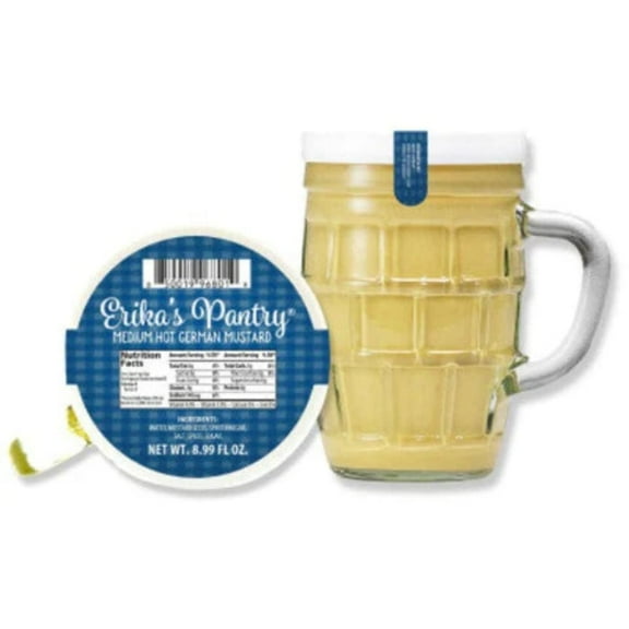 ERIKAS PANTRY - Mustard German Hot Mug 8.99OZ ( Pack of 6)
