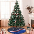 thumbnail image 7 of Rateoe Fireworks Print Christmas Tree Skirt 36" for Xmas Holiday New Year Party Circle Tree Mat Ornaments Decoration, 7 of 7