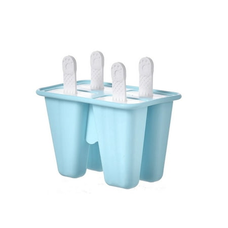 

WANYNG Silicone 4 Hole Popsicle Mold Ice Molds Classic Molds Trays Reusable