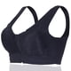 thumbnail image 4 of Gibobby Brasier Deportivo con Cierre Frontal Ropa interior de yoga deportiva con ribete transpirable en la parte delantera Sujetador extraelástico Cierre para mujer(Negro,XX-Grande), 4 of 5