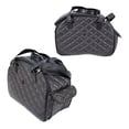 thumbnail image 2 of Small Pet Carrier for Small Dogs and Cats - Waterproof Faux Leather Pet Travel Tote Bag - Double Strap Travel Pet Carrier for Cat Travel Bag - 17.3 x 8.25 x 10.6 Inch - Black, 2 of 8